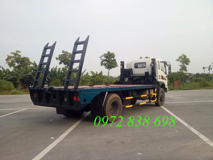 xe nâng đầu chở máy công trình dongfeng 8 tấn