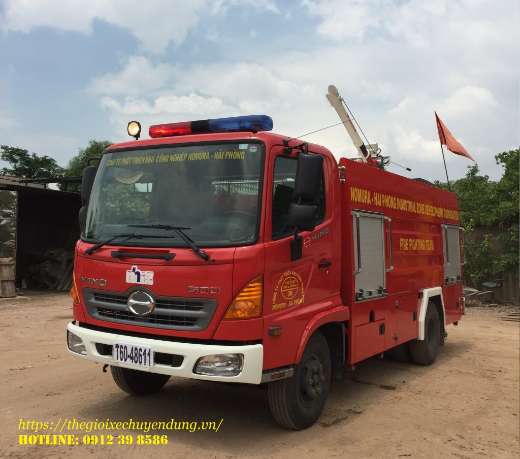Xe cứu hỏa chữa cháy 4 khối