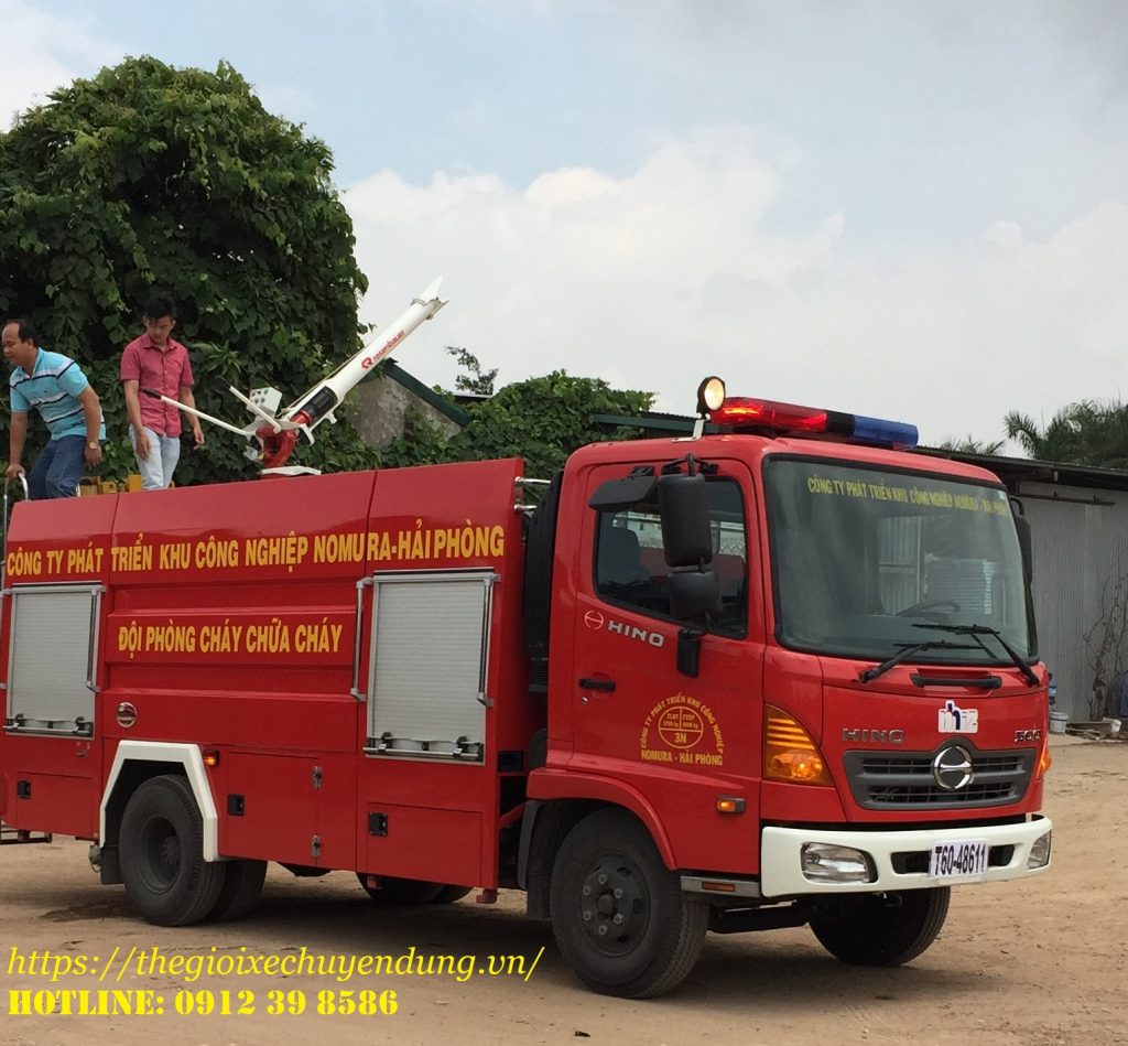 Xe cứu hỏa Hino 5 khối