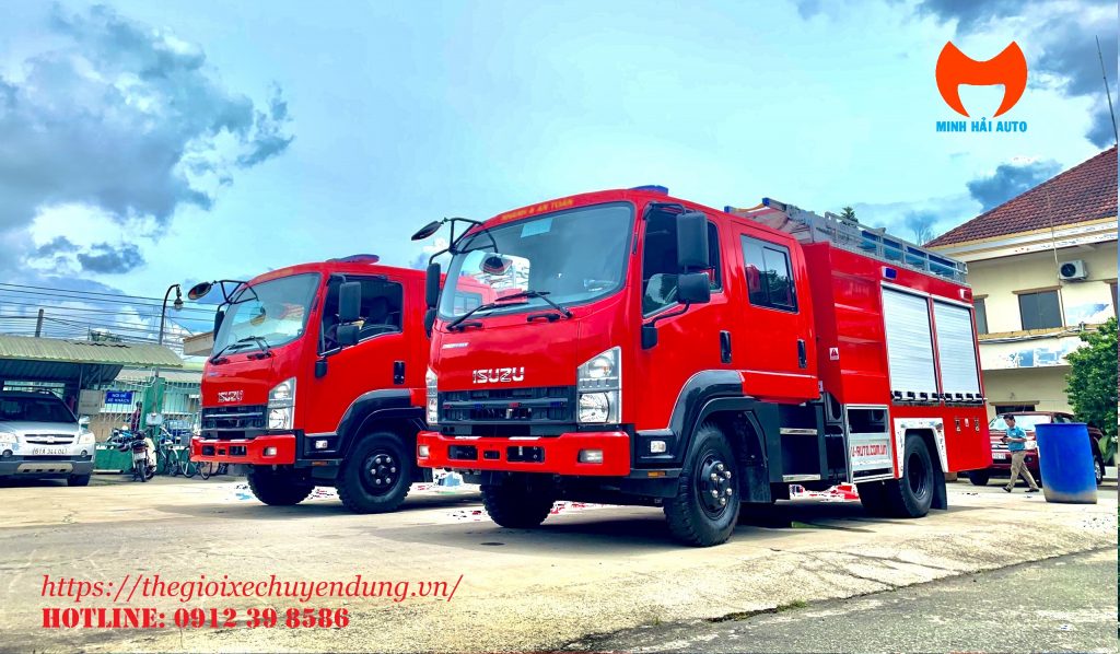 Xe cứu hỏa chữa cháy 5 khối Isuzu
