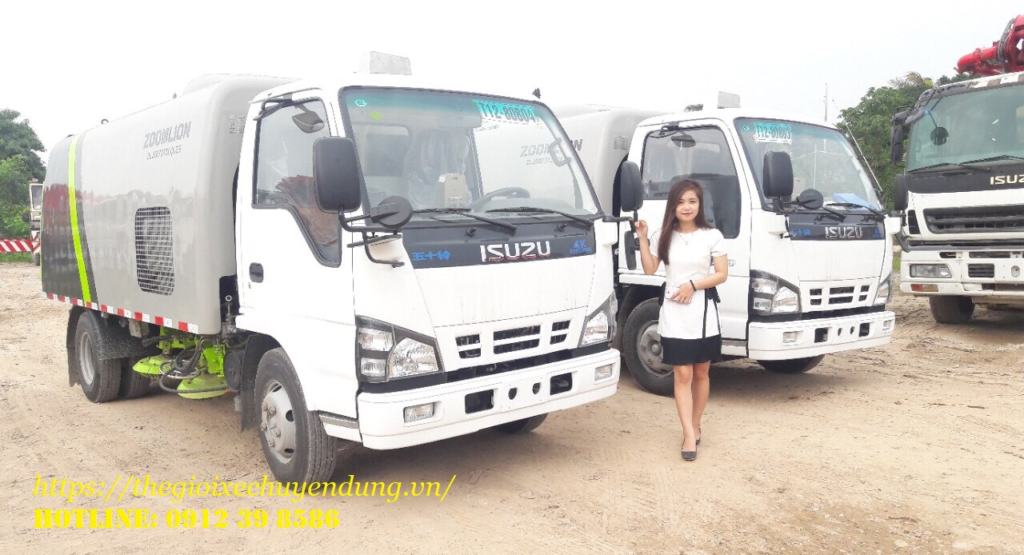 Xe quét đường Isuzu 5 khối