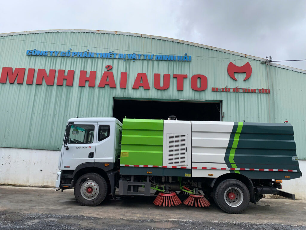 Xe quét đường 8 khối