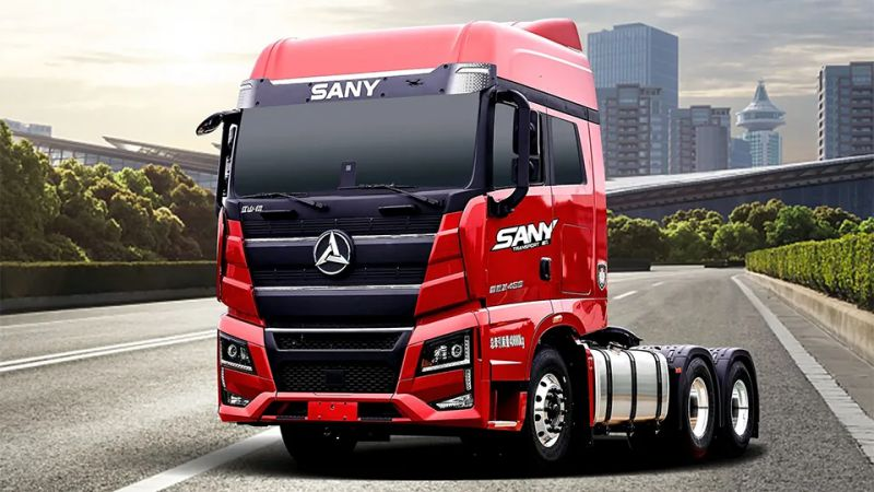 Xe đầu kéo điện Sany