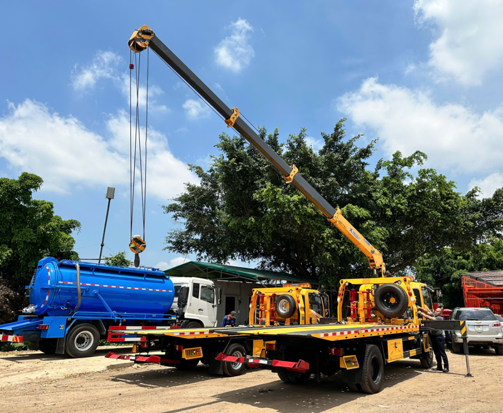 Xe cứu hộ 3 chức năng howo